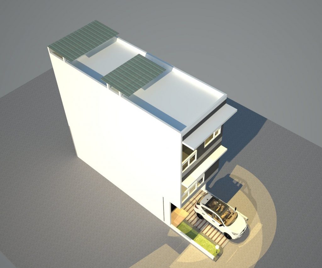 Rumah Lebar 4 Meter Panjang 14 Meter PTDesain Griya Indonesia Desain Rumah Minimalis